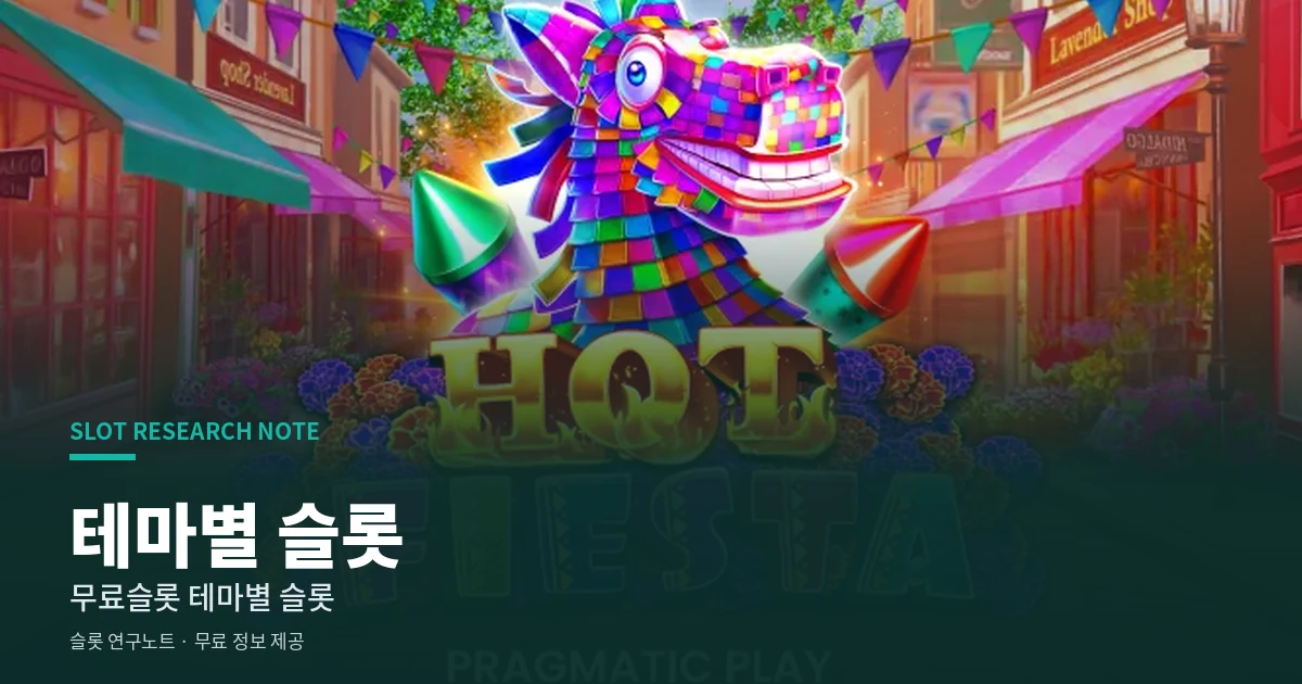 무료슬롯 테마별 슬롯